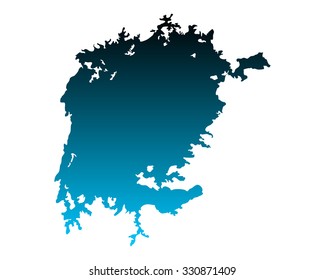 Map of Lake Victoria