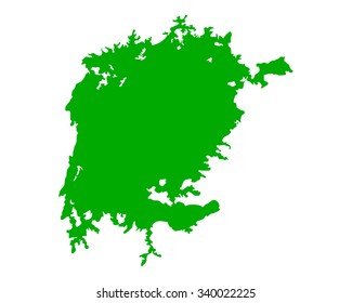 Map of Lake Victoria
