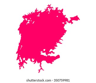 Map of Lake Victoria