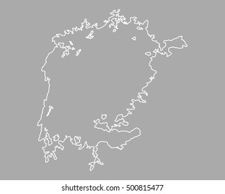 Map of Lake Victoria