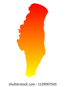 Map of Lake Winnebago