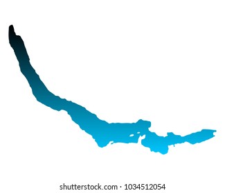 Map of Lake Zurich