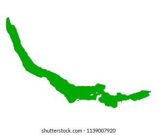 Map of Lake Zurich