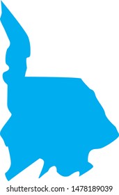 Map of Lancaster County in the state of South Carolina