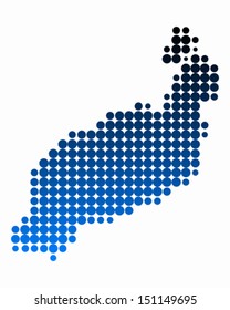Map of Lanzarote