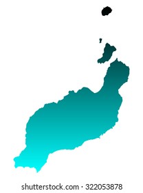 Map of Lanzarote