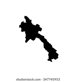 Map of Laos