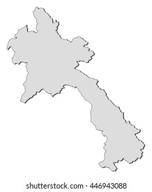 Map - Laos