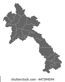 Map - Laos