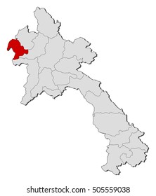 Map - Laos, Bokeo