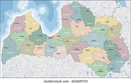 11,779 Latvia map Images, Stock Photos & Vectors | Shutterstock