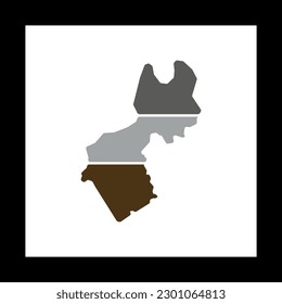 Map Of Launceston City Creative Logo