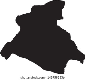 Map of lawrence County in the state of Kentucky