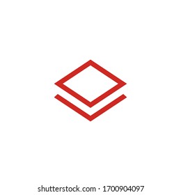 Map layer icon. Geography overlay sign. Geo viewer option icon for user interface. App. Web site. Layers for GPS based app. Simple vector design. Button.