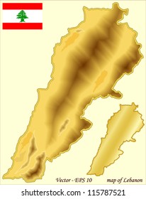 Map of Lebanon
