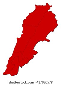 Map - Lebanon