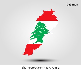Map of Lebanon