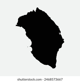 Map of Lecce - Apulia - Italy outline silhouette graphic element Illustration template design
