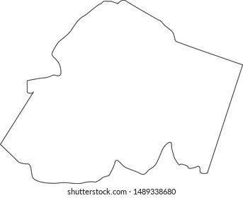 Map of lee County in the state of Kentucky