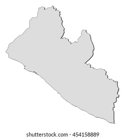 Map - Liberia