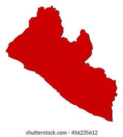 Map - Liberia