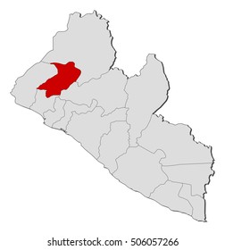 Map - Liberia, Gbarpolu