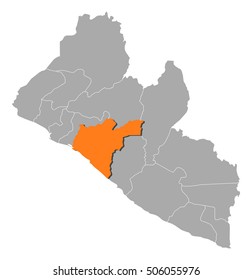Map - Liberia, Grand Bassa