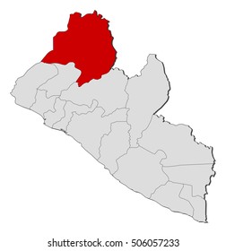 Map - Liberia, Lofa