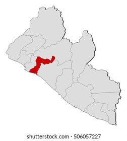 Map - Liberia, Margibi