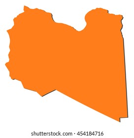 Map - Libya