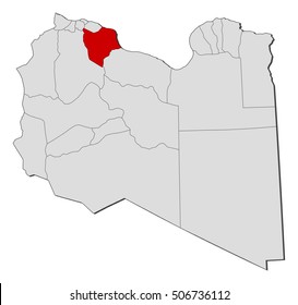 Map - Libya, Misrata