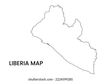 Map of Libya, Outline Map Libya vector Illustration, Map of Libya with an outline. Libya map.