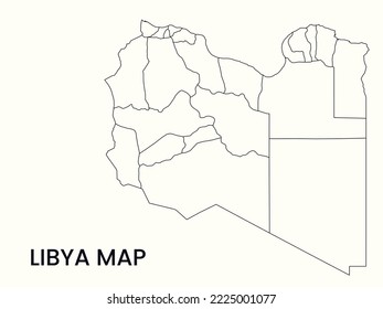 3,279 Libya Outline Map Images, Stock Photos & Vectors | Shutterstock