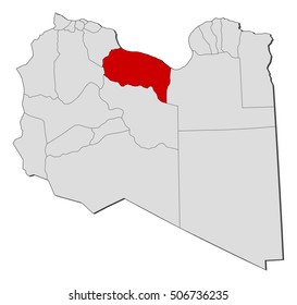 Map - Libya, Sirte