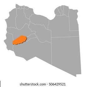 Map - Libya, Wadi al Hayaa