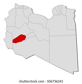 Map - Libya, Wadi al Hayaa