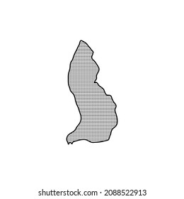 map of Liechtenstein-vector illustration. Free Vector