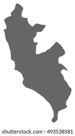 Map - Lima Region (Peru)