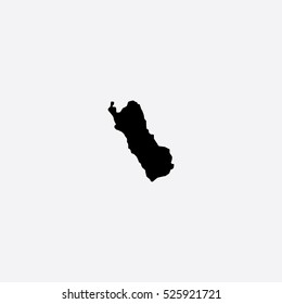 Map of Lima Vector Illustration