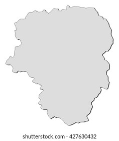 Map - Limousin (France)