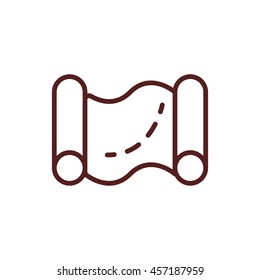 map line icon