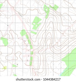 Map line of topography. Topographic map background concept with space for your copy. Line topography map contour background , geographic grid abstract vector illustration. Vector illustration.