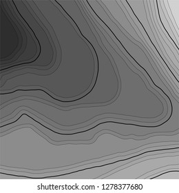 Map line of topography. Vector abstract topographic map concept with space for your copy. Black and white wave. Abstract paper cut. Abstract colorful waves. Wavy banners. Color geometric form.