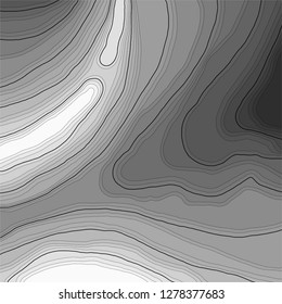 Map line of topography. Vector abstract topographic map concept with space for your copy. Black and white wave. Abstract paper cut. Abstract colorful waves. Wavy banners. Color geometric form.