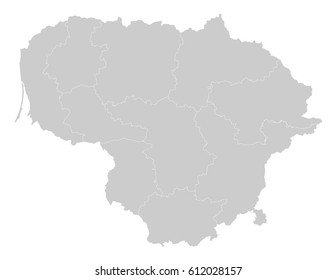 Map - Lithuania