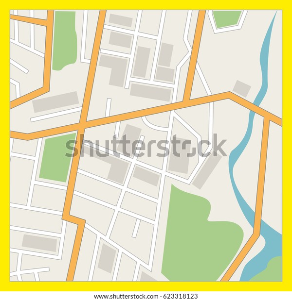 Map Locality Stock Vector (Royalty Free) 623318123