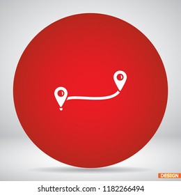 Map localization icon