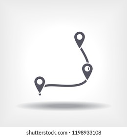Map localization icon