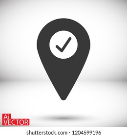 Map localization icon