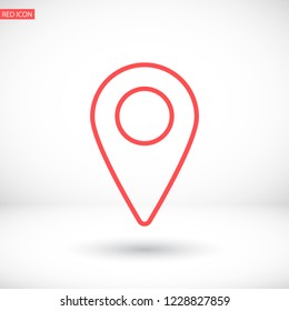 Map localization icon